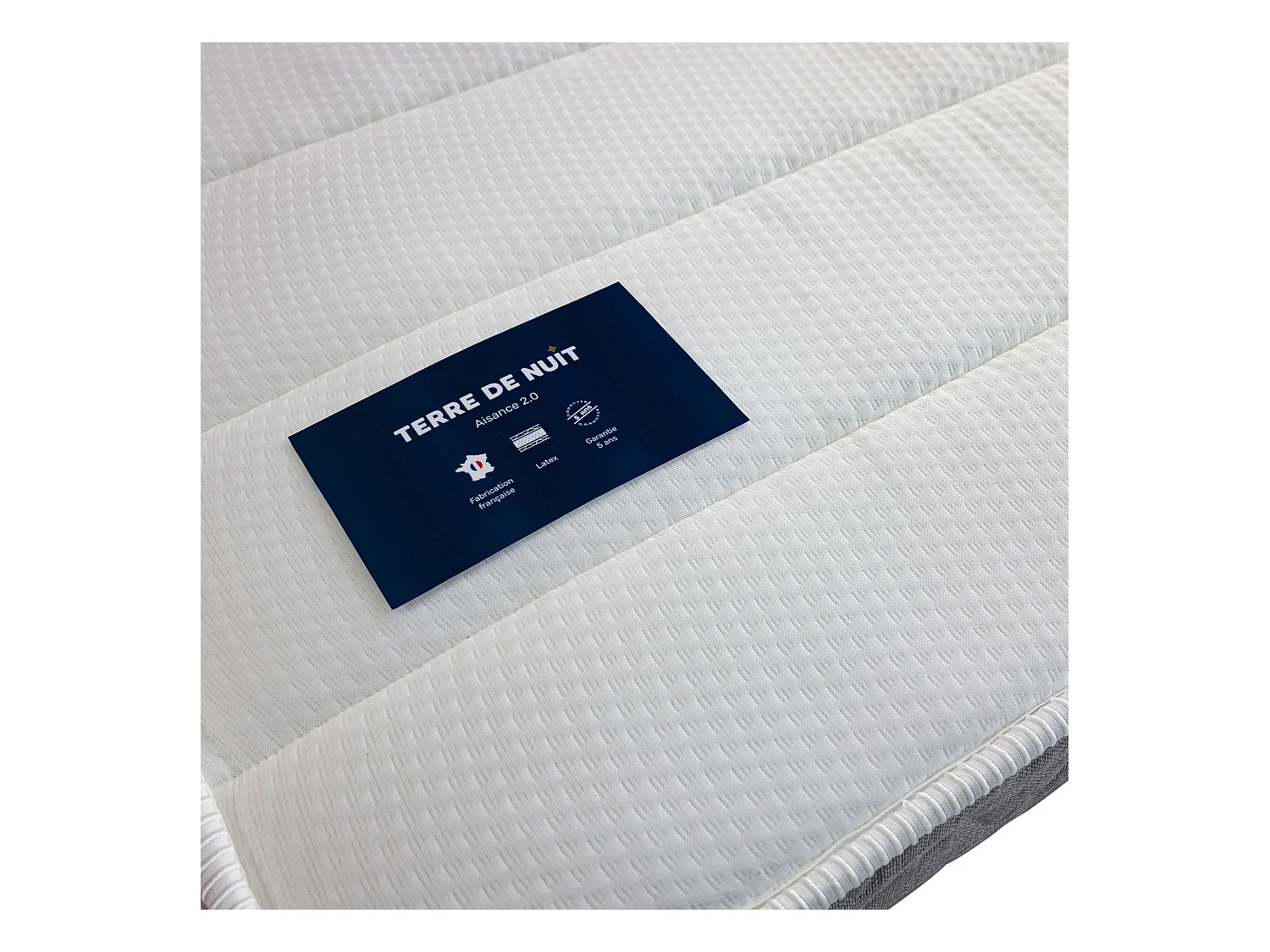 Matelas mousse et latex 19 cm - Aisance 2.0 - 140x190