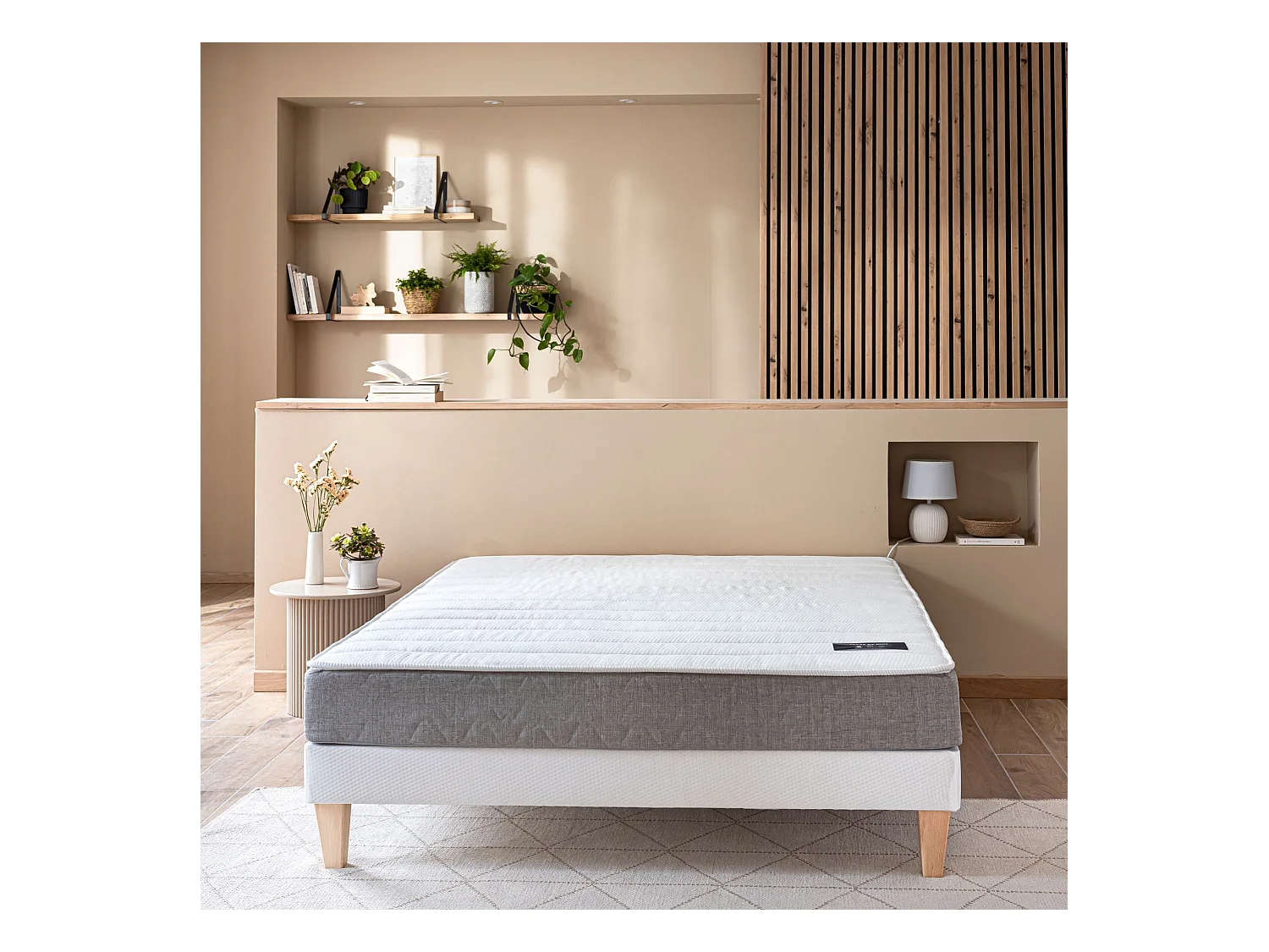 Matelas mousse et latex 19 cm - Aisance 2.0 - 120x190