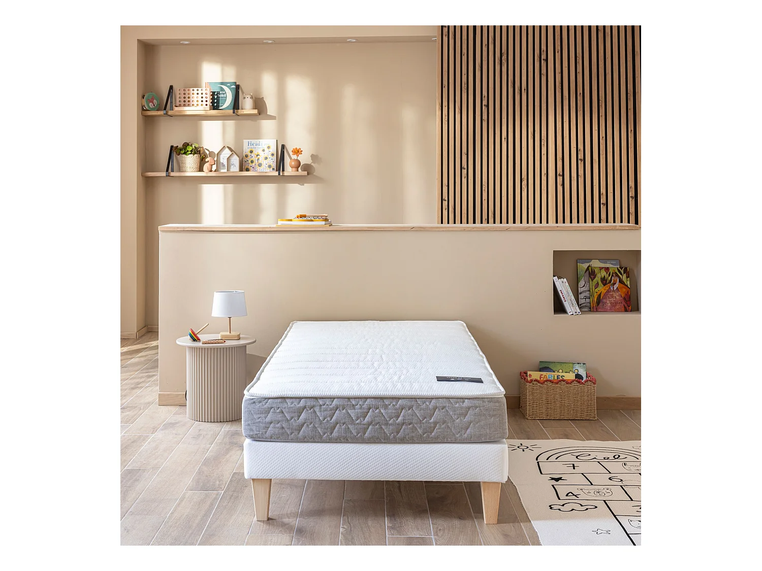 Matelas mousse et latex 19 cm - Aisance 2.0 - 70x190