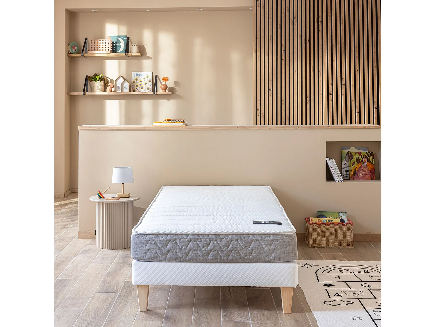 Matelas mousse et latex 19 cm - Aisance 2.0 - 80x200