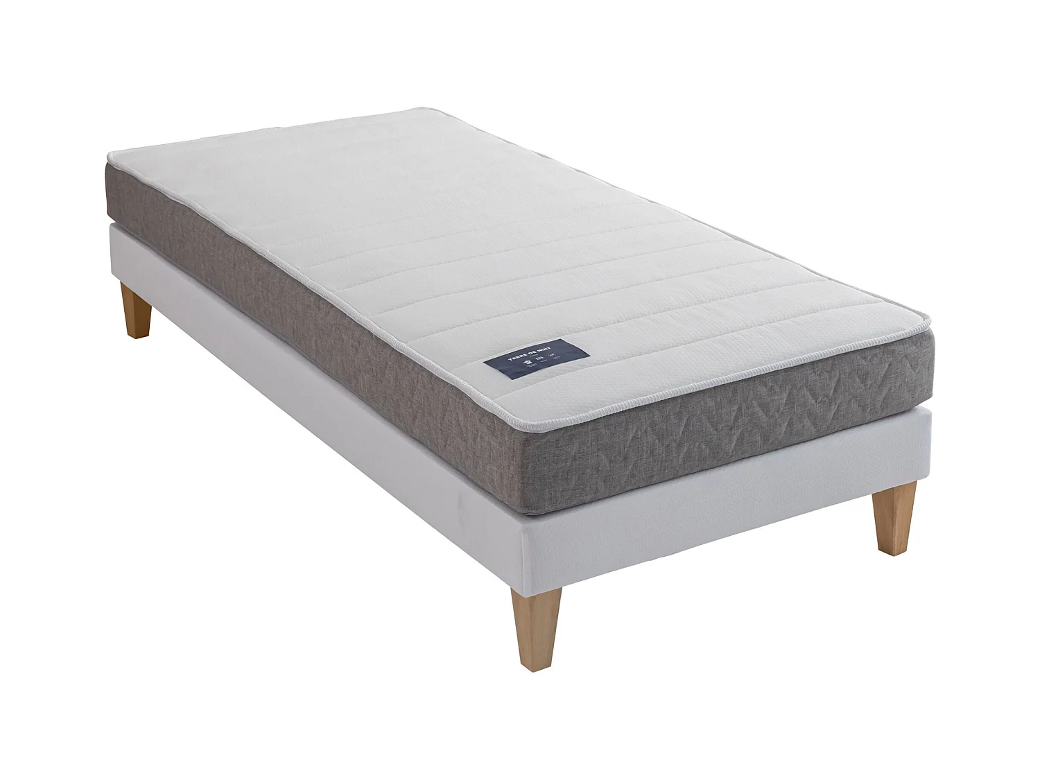 Matelas ressorts ensachés 18 cm - Poésie - 80x190