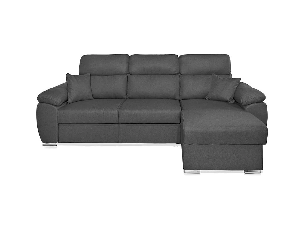 Divano con penisola contenitore grigio ComoII Twist20