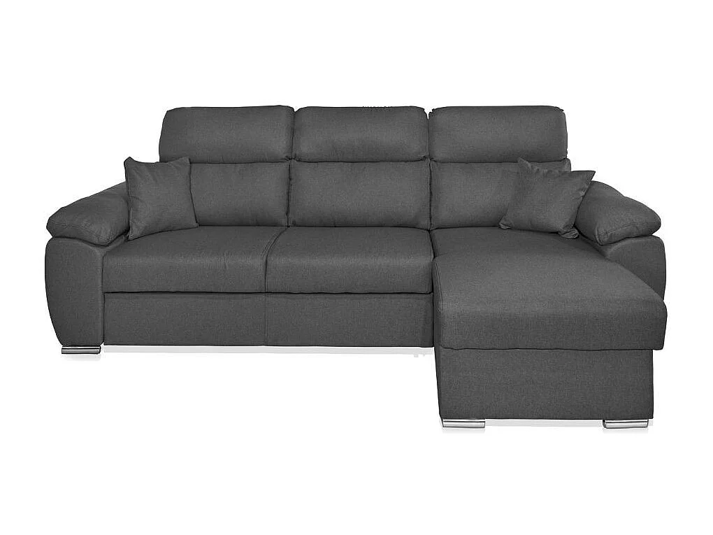 Divano con penisola contenitore grigio ComoII Twist20