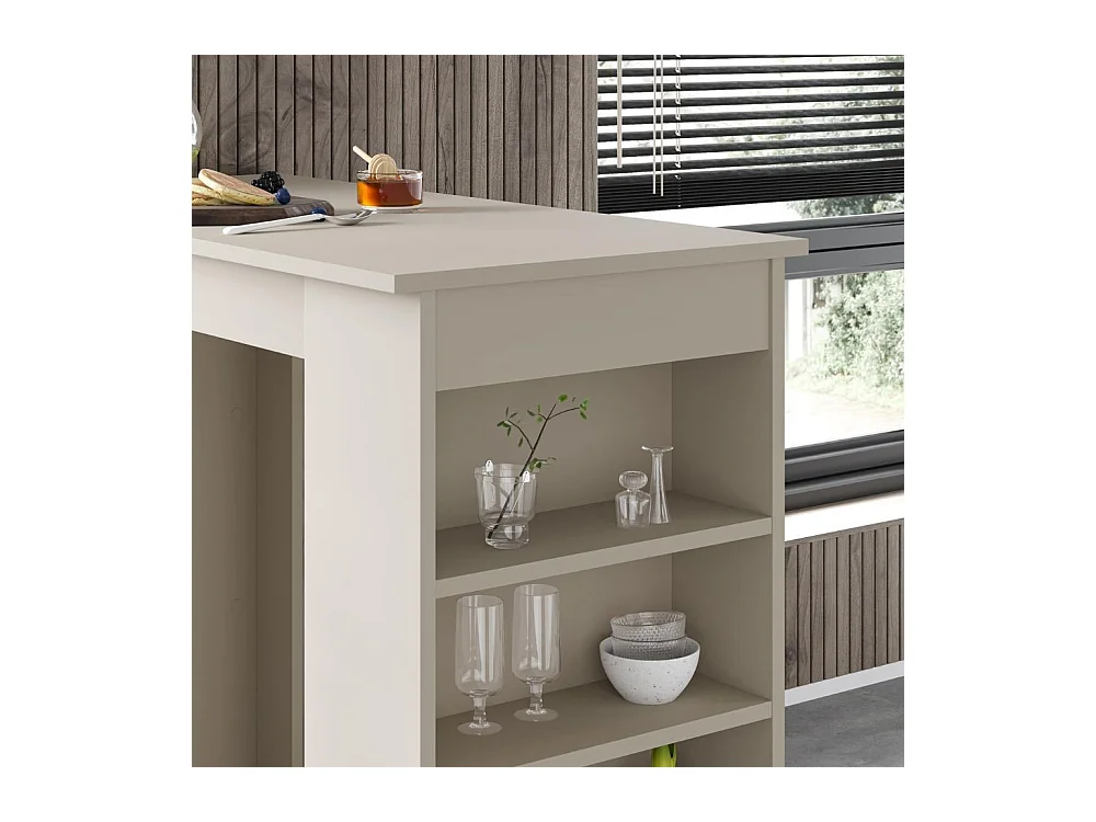 Penisola da cucina Swallow colore cashmere