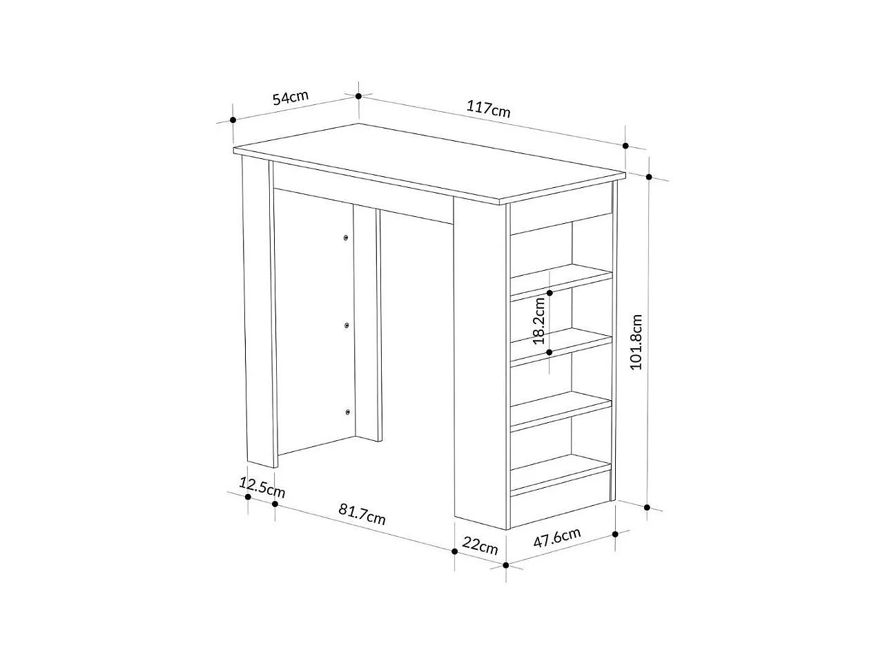 Penisola da cucina Swallow colore cashmere