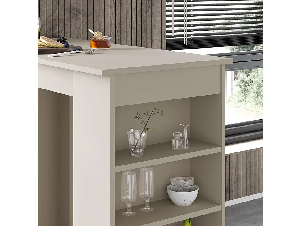 Penisola da cucina Swallow colore cashmere