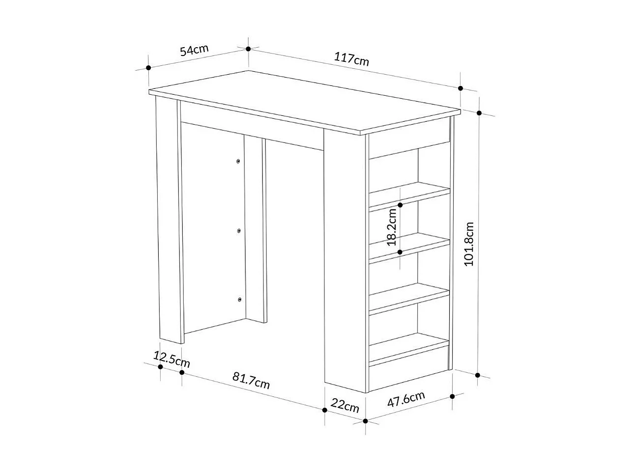 Penisola da cucina Swallow colore cashmere