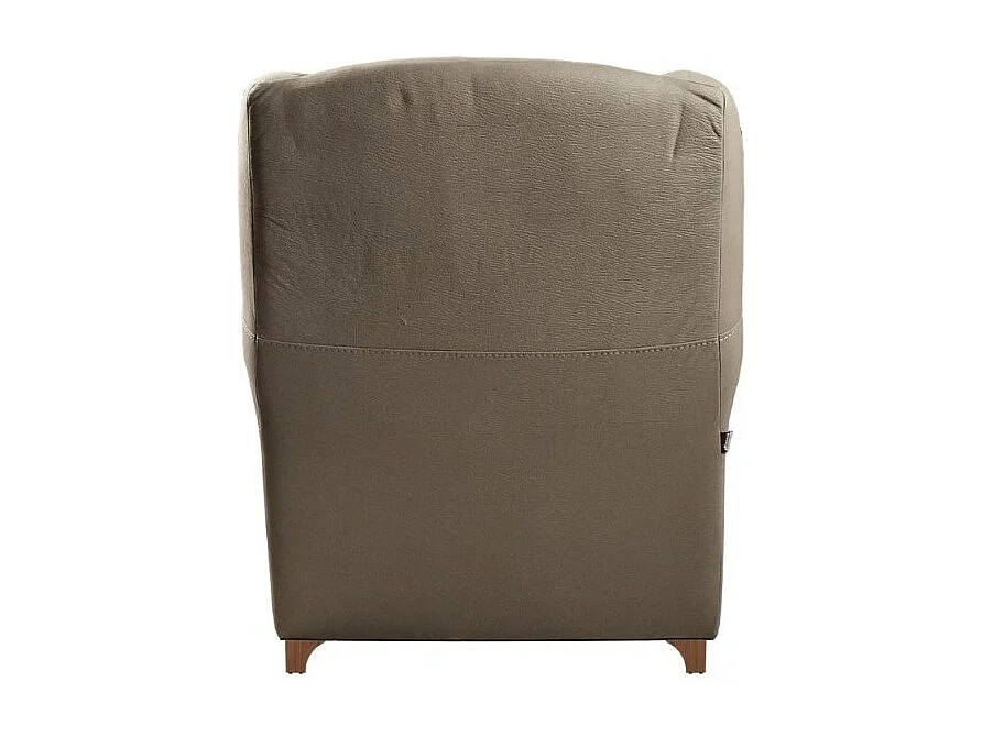 Poltrona Ebro eco nabuk colore tortora