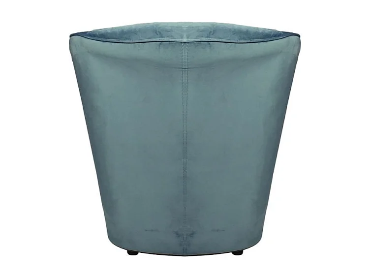 Poltrona a pozzetto vellutino ottanio Tago riviera18