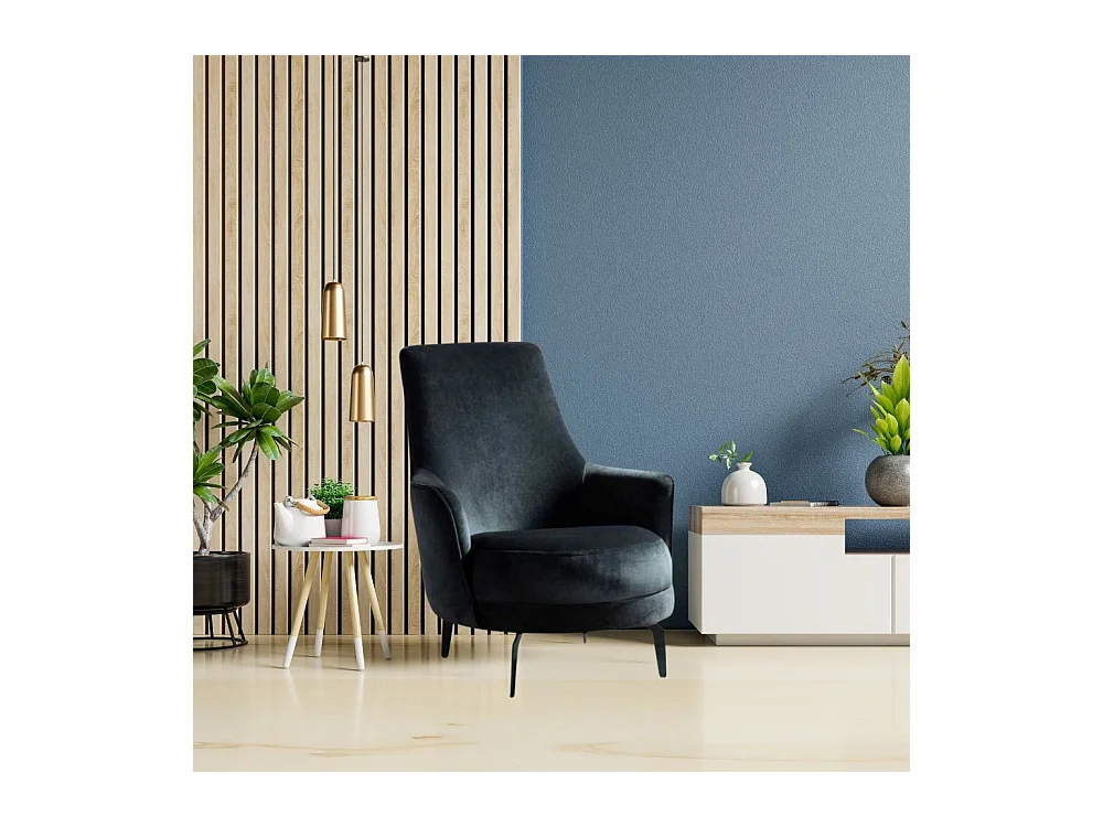 Poltrona moderna Senator colore grigio scuro