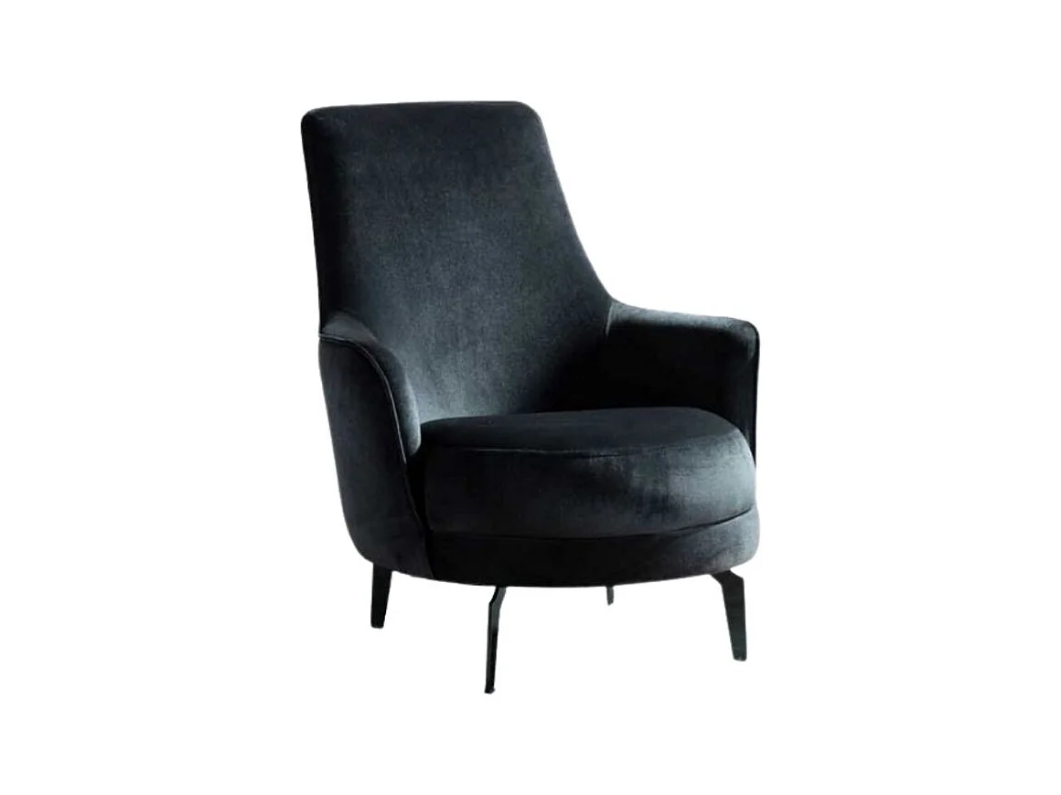 Poltrona moderna Senator colore grigio scuro