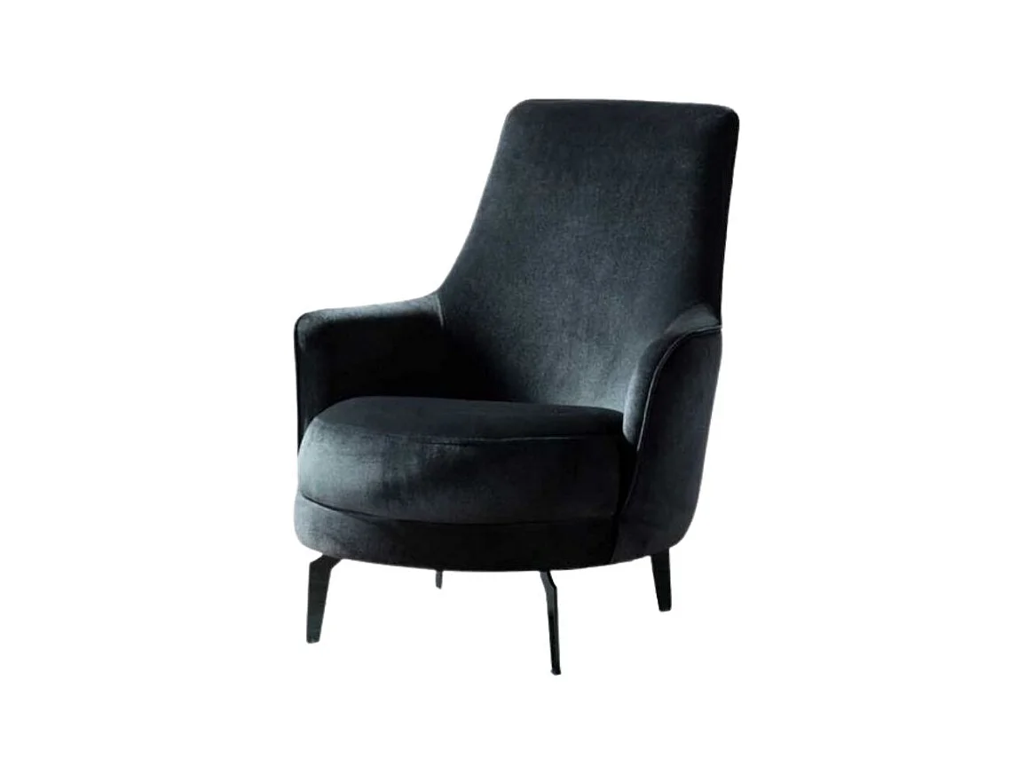 Poltrona moderna Senator colore grigio scuro