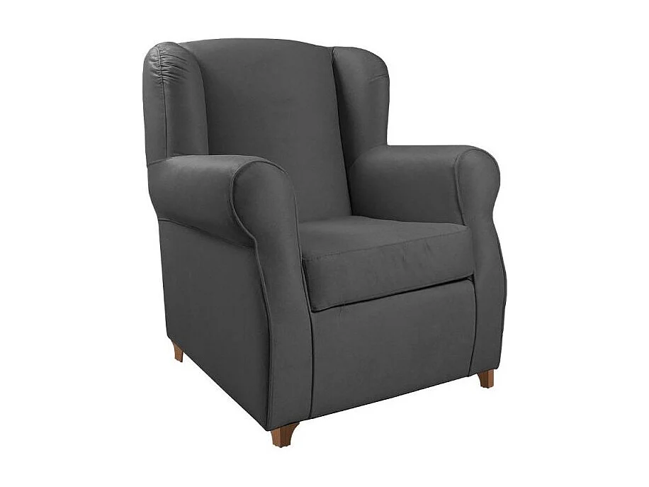 Poltrona Ebro in tessuto colore grigio