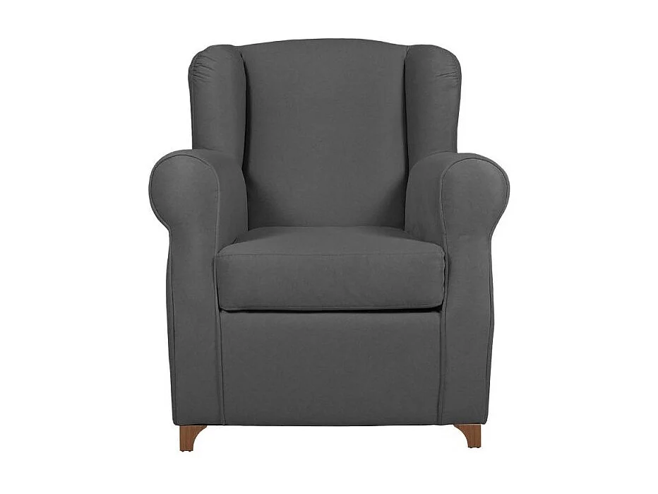 Poltrona Ebro in tessuto colore grigio