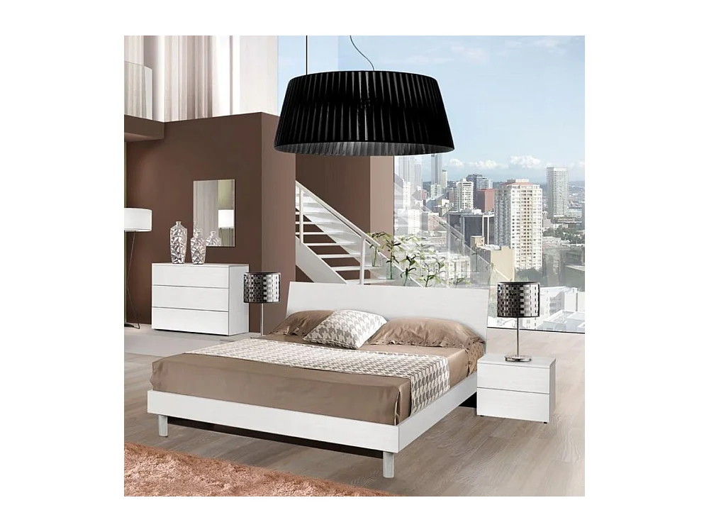 Camera da letto bianco larice Urano