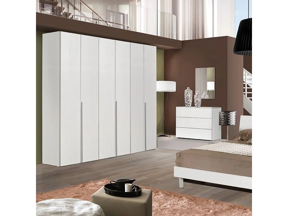 Camera da letto bianco larice Urano