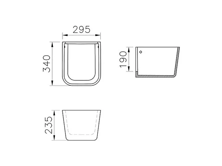 Cache-siphon VITRA Sento Kids bleu