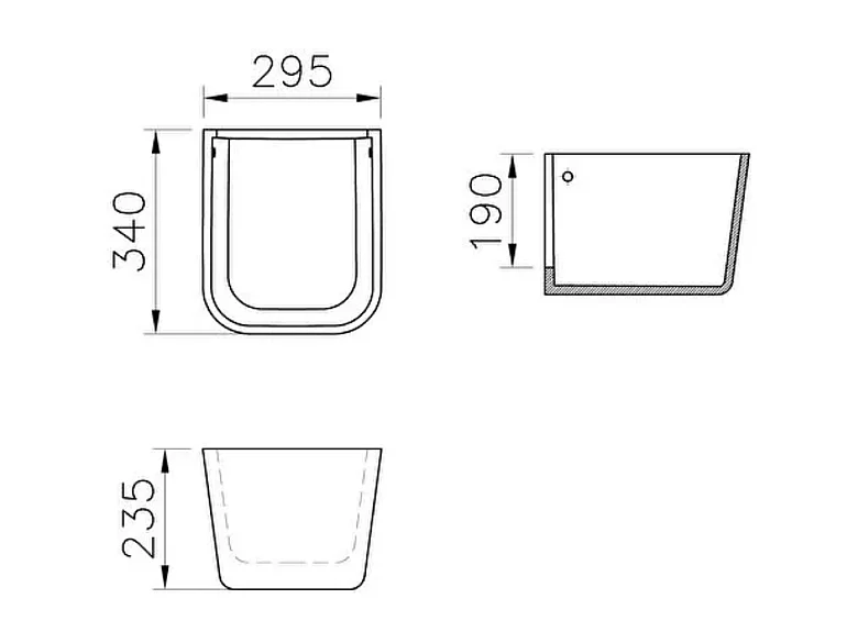 Cache-siphon VITRA Sento Kids bleu