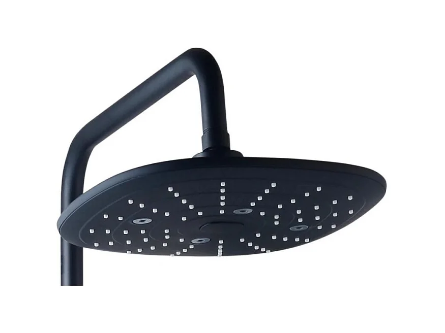 KINEDO Cabine de douche Brooklyn 90 X 90 Carré porte coulissante Noir