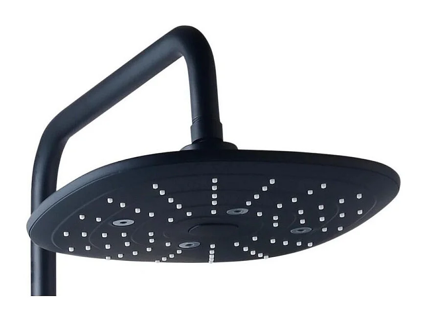 KINEDO Cabine de douche Brooklyn 90 X 90 Carré porte coulissante Noir