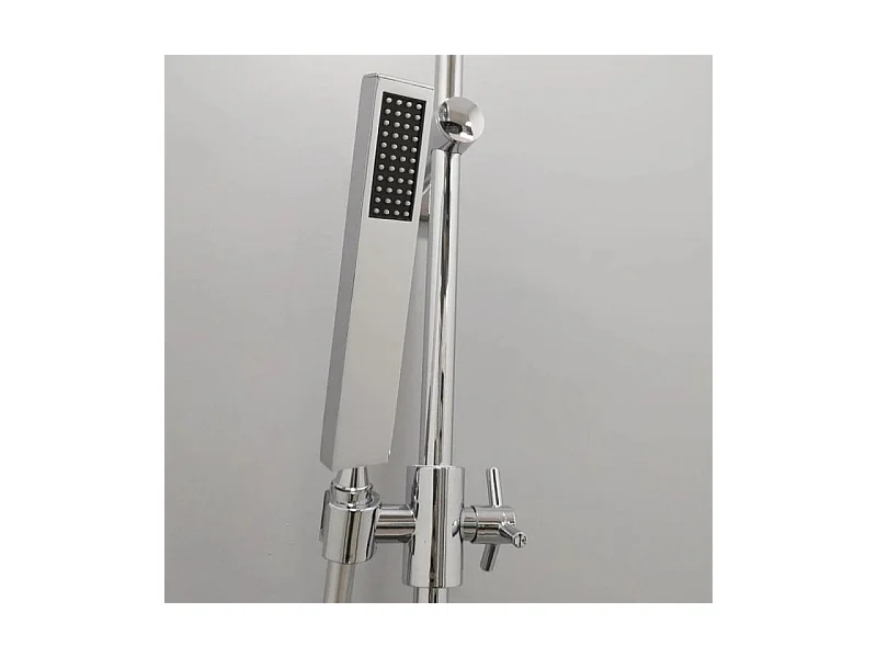 KINEDO Cabine de douche Brooklyn 90 X 90 Carré porte pivotante Gris