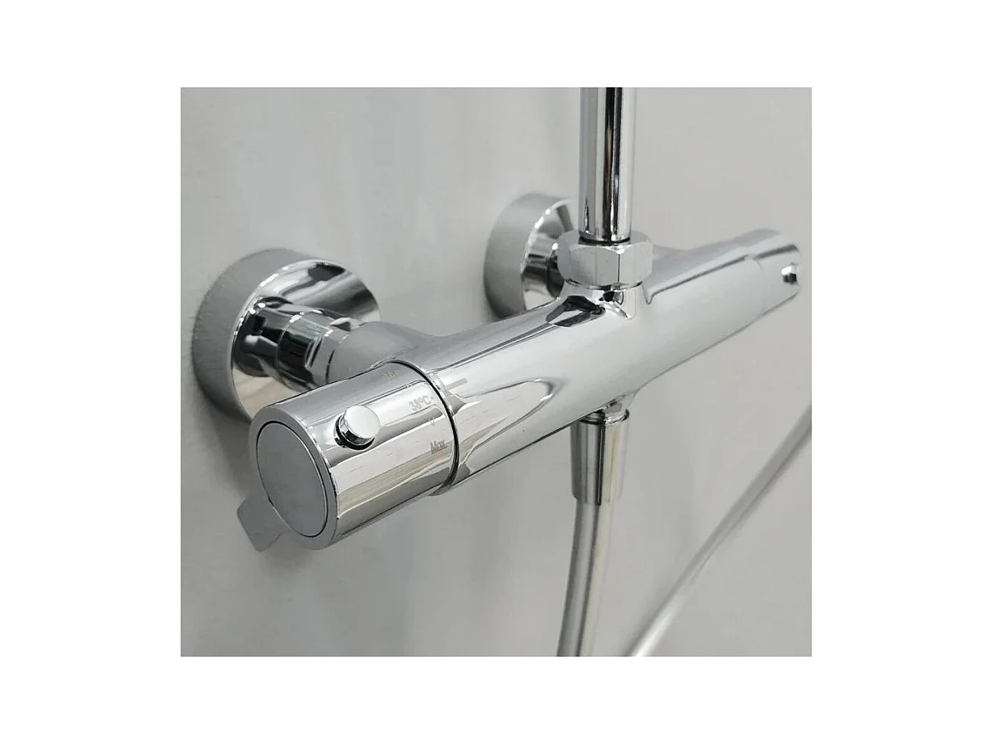 KINEDO Cabine de douche Brooklyn 90 X 90 Carré porte pivotante Gris