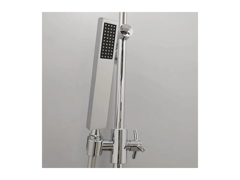 KINEDO Cabine de douche Brooklyn 90 X 90 Carré porte pivotante Gris