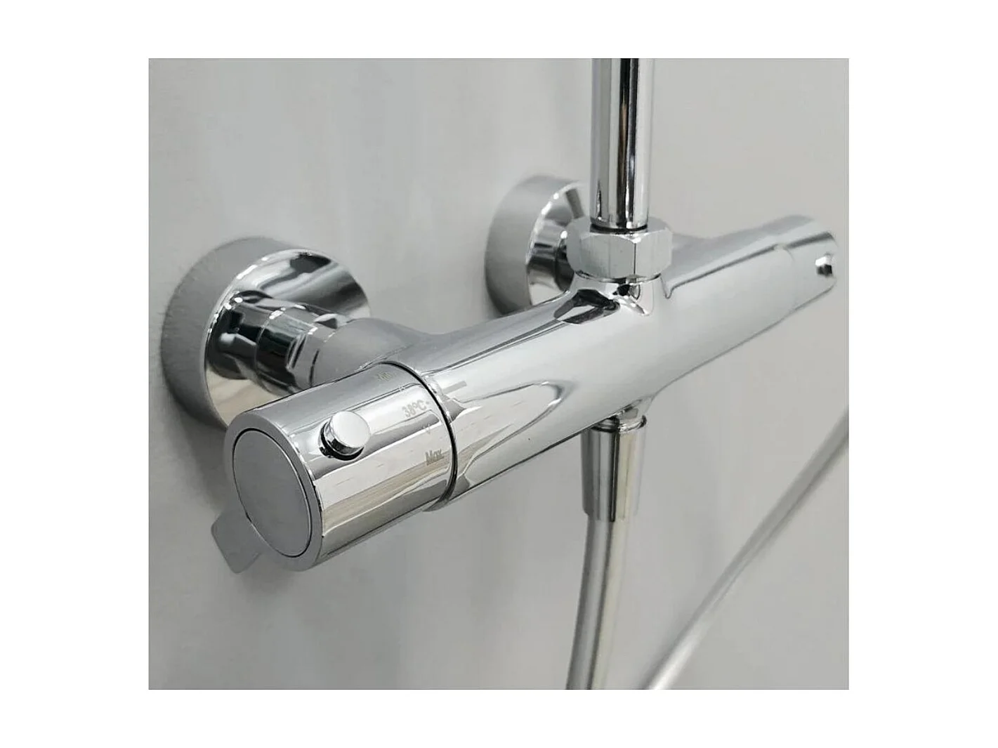 KINEDO Cabine de douche Brooklyn 90 X 90 Carré porte pivotante Gris