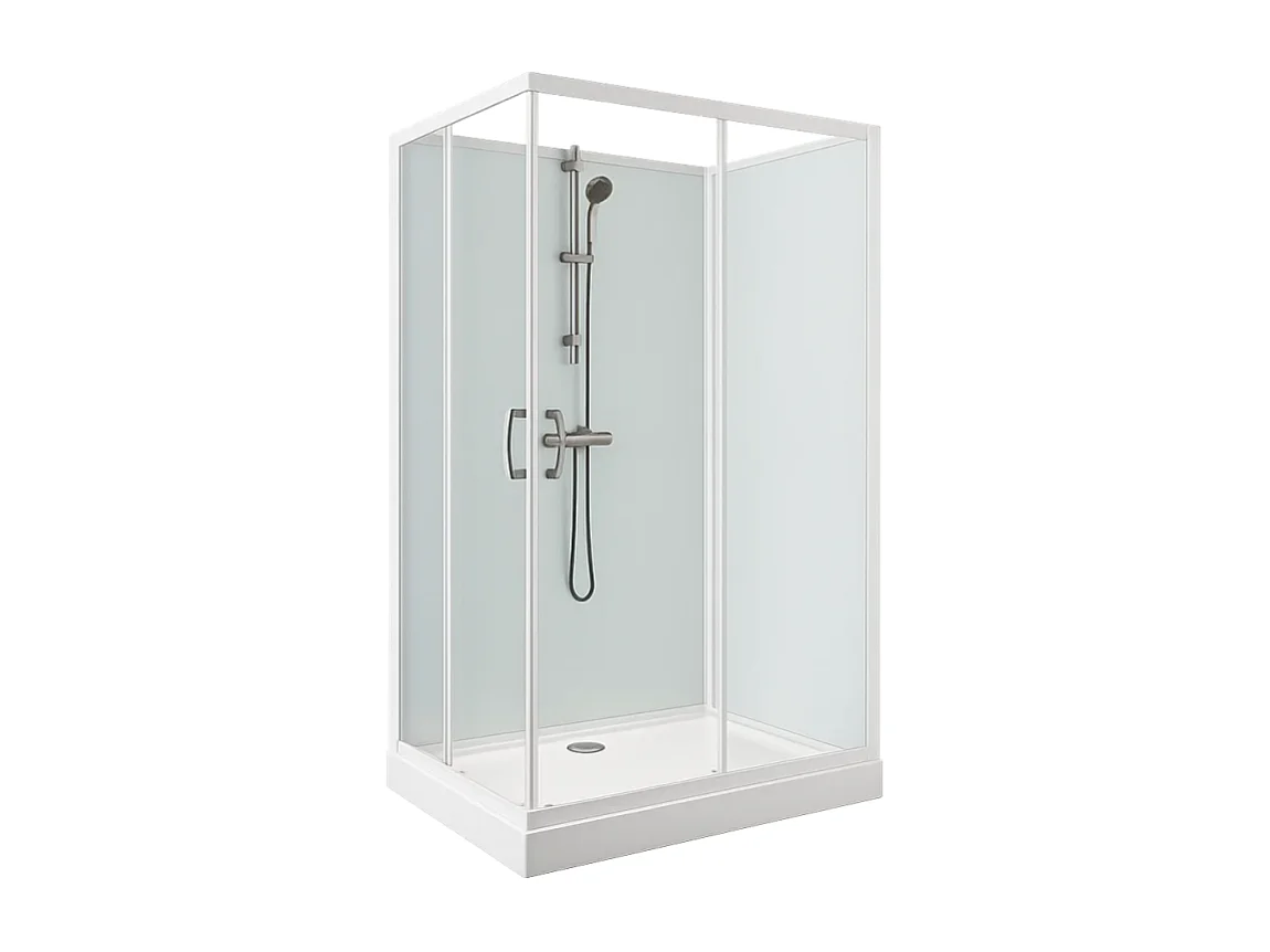 Cabine de douche 90 cm LEDA Iziglass 2 carrée