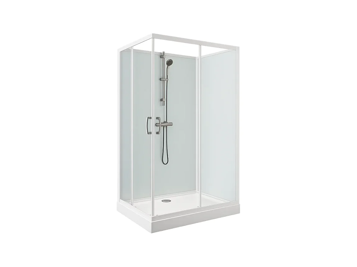 Cabine de douche 80 cm LEDA Iziglass 2 carrée