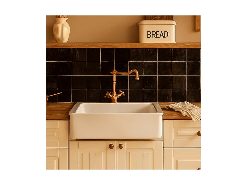 Mélangeur de cuisine bec rétro mobile PAINI Tiffany Vieux Cuivre