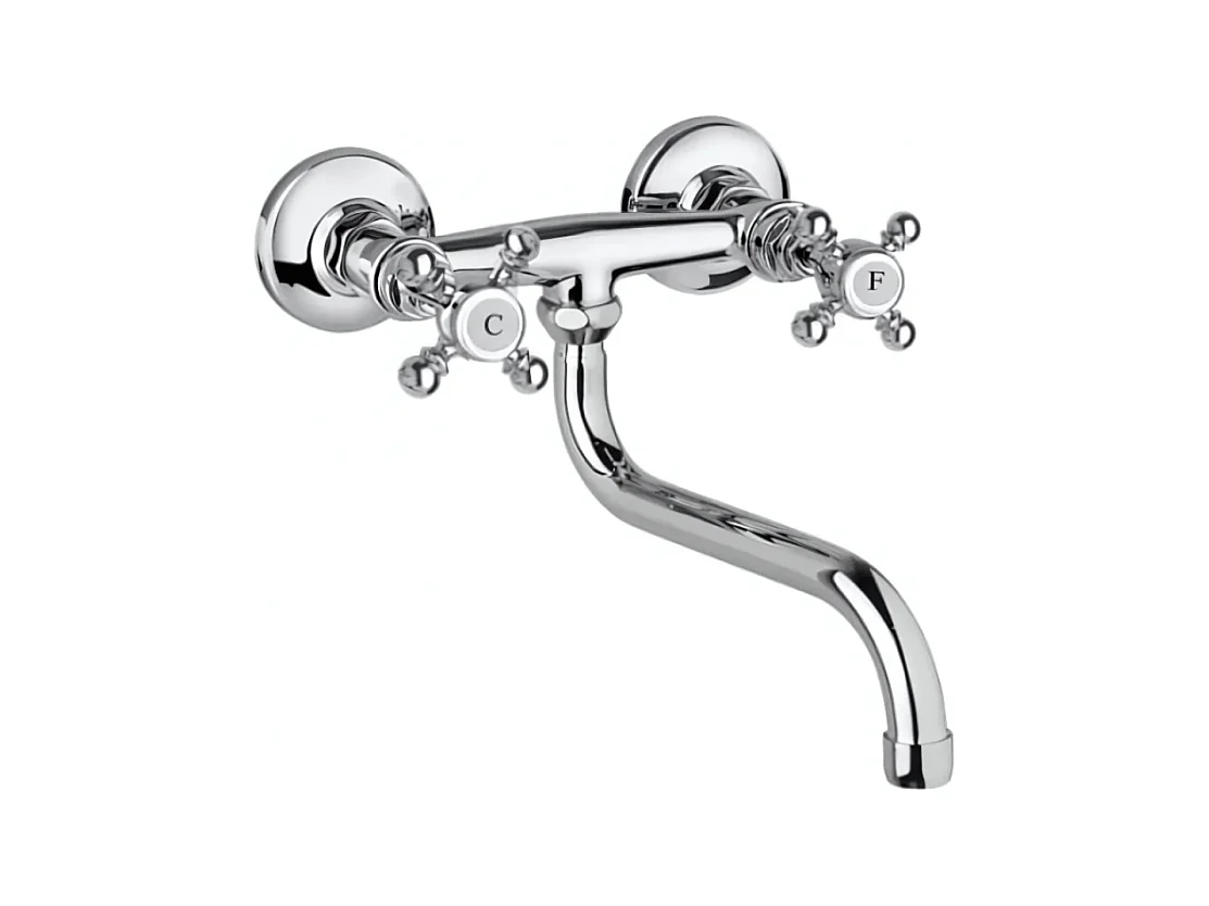 Mélangeur de cuisine mural PAINI Tiffany Chromé