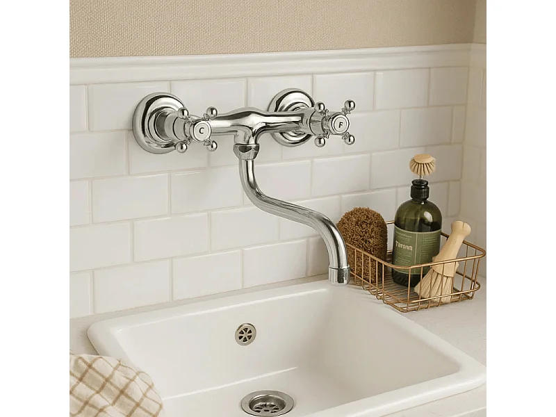 Mélangeur de cuisine mural PAINI Tiffany Chromé