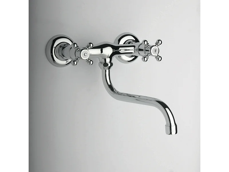 Mélangeur de cuisine mural PAINI Tiffany Chromé