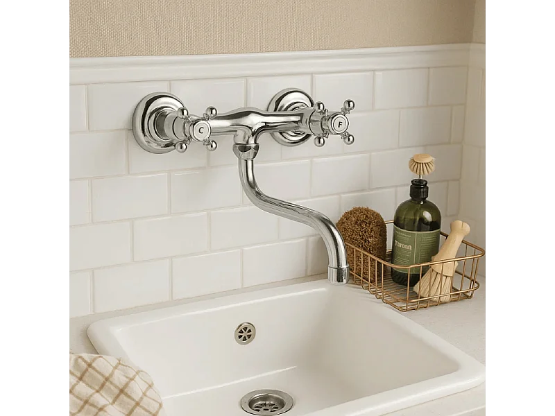 Mélangeur de cuisine mural PAINI Tiffany Chromé