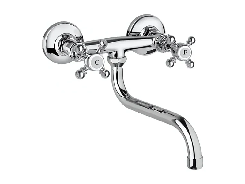 Mélangeur de cuisine mural PAINI Tiffany Chromé