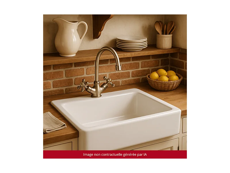 Mélangeur de cuisine bec col de cygne mobile PAINI Tiffany Gris Acier