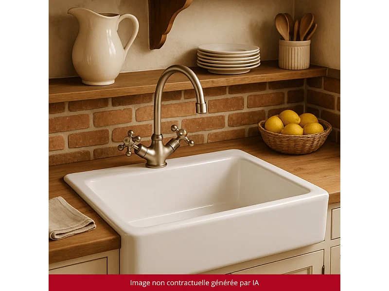 Mélangeur de cuisine bec col de cygne mobile PAINI Tiffany Gris Acier