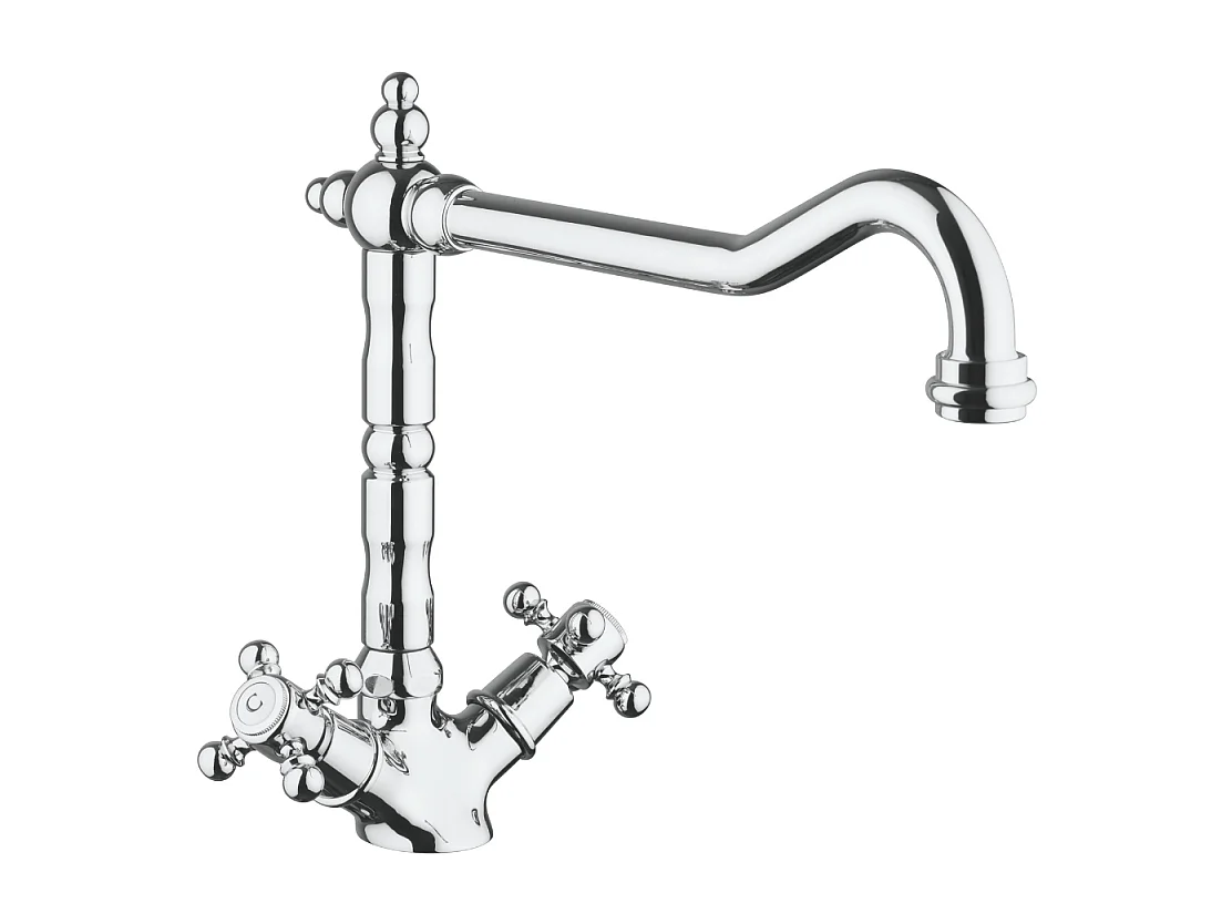 Mélangeur de cuisine bec rétro mobile PAINI Tiffany  Chromé