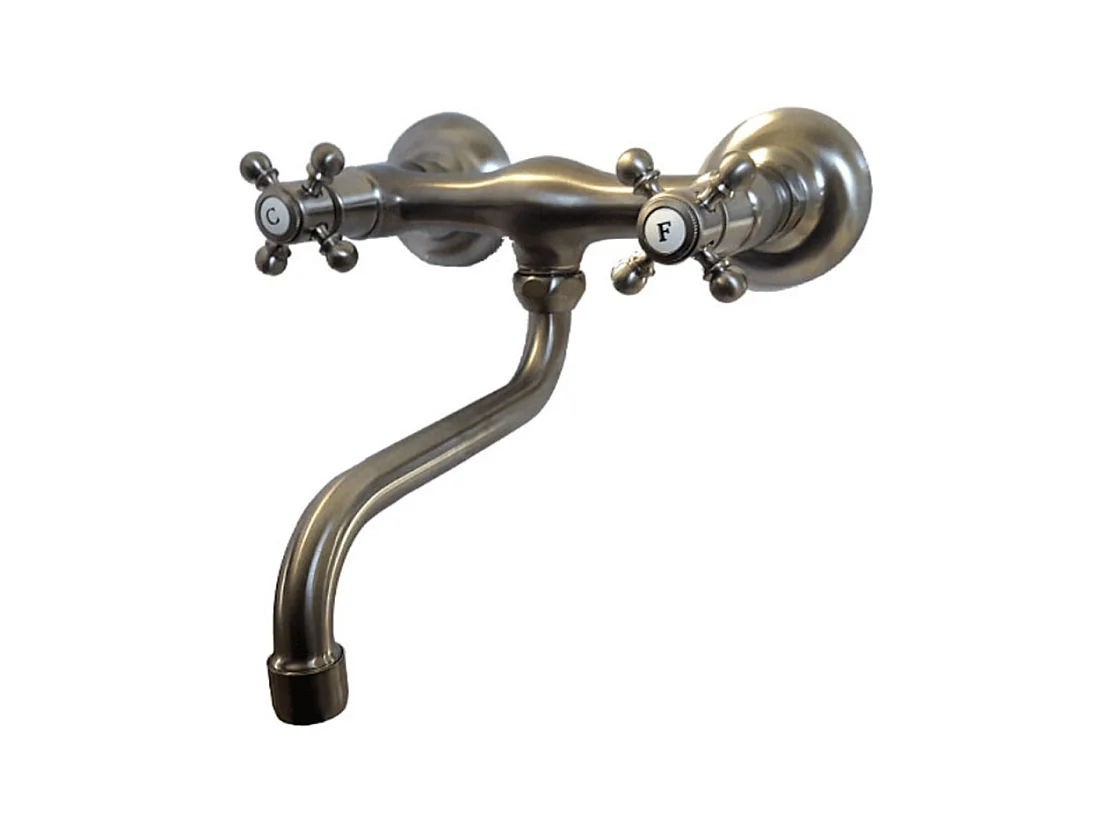 Mélangeur de cuisine mural PAINI Tiffany Gris Acier