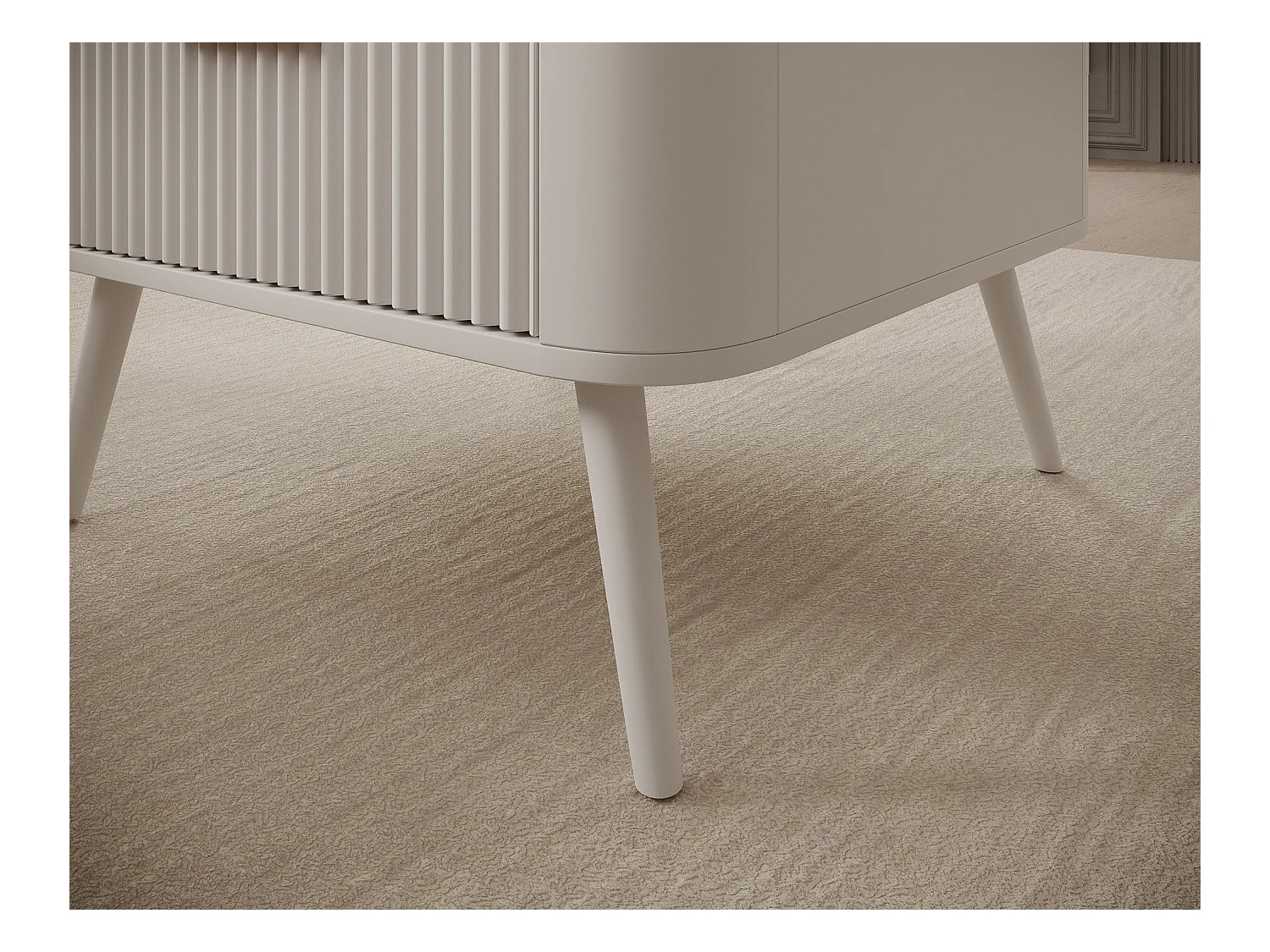 Tavolino Bondi/MDF/cassetto/bianco