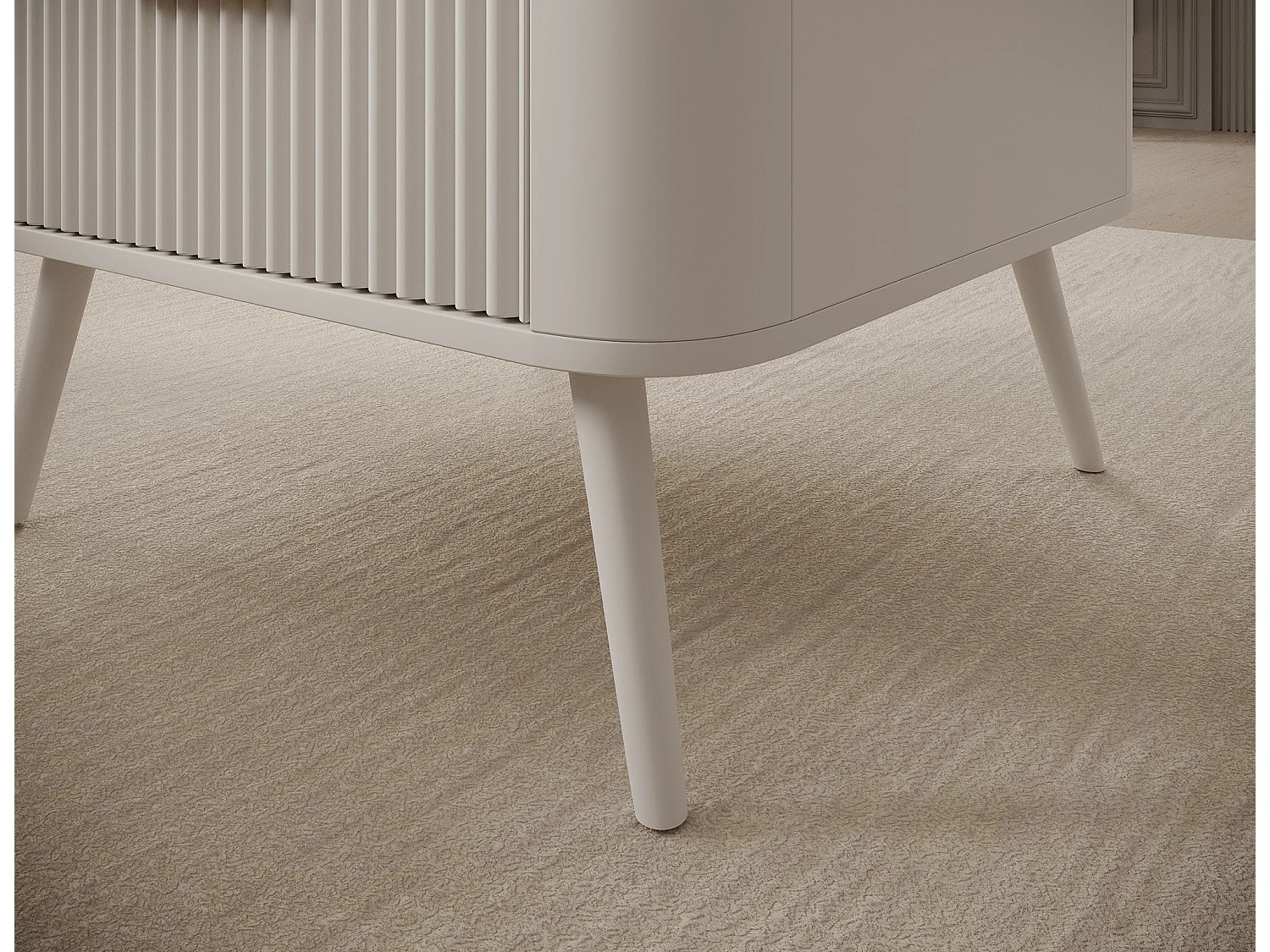 Tavolino Bondi/MDF/cassetto/bianco