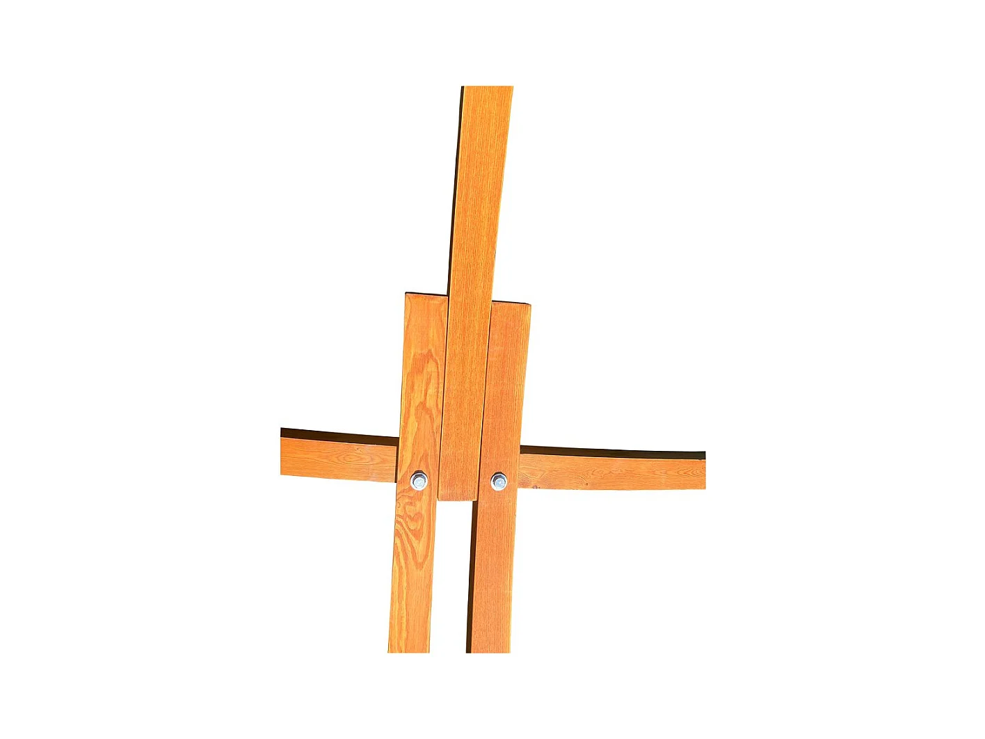 Support hamac hamac en bois "Dallas" - Marron