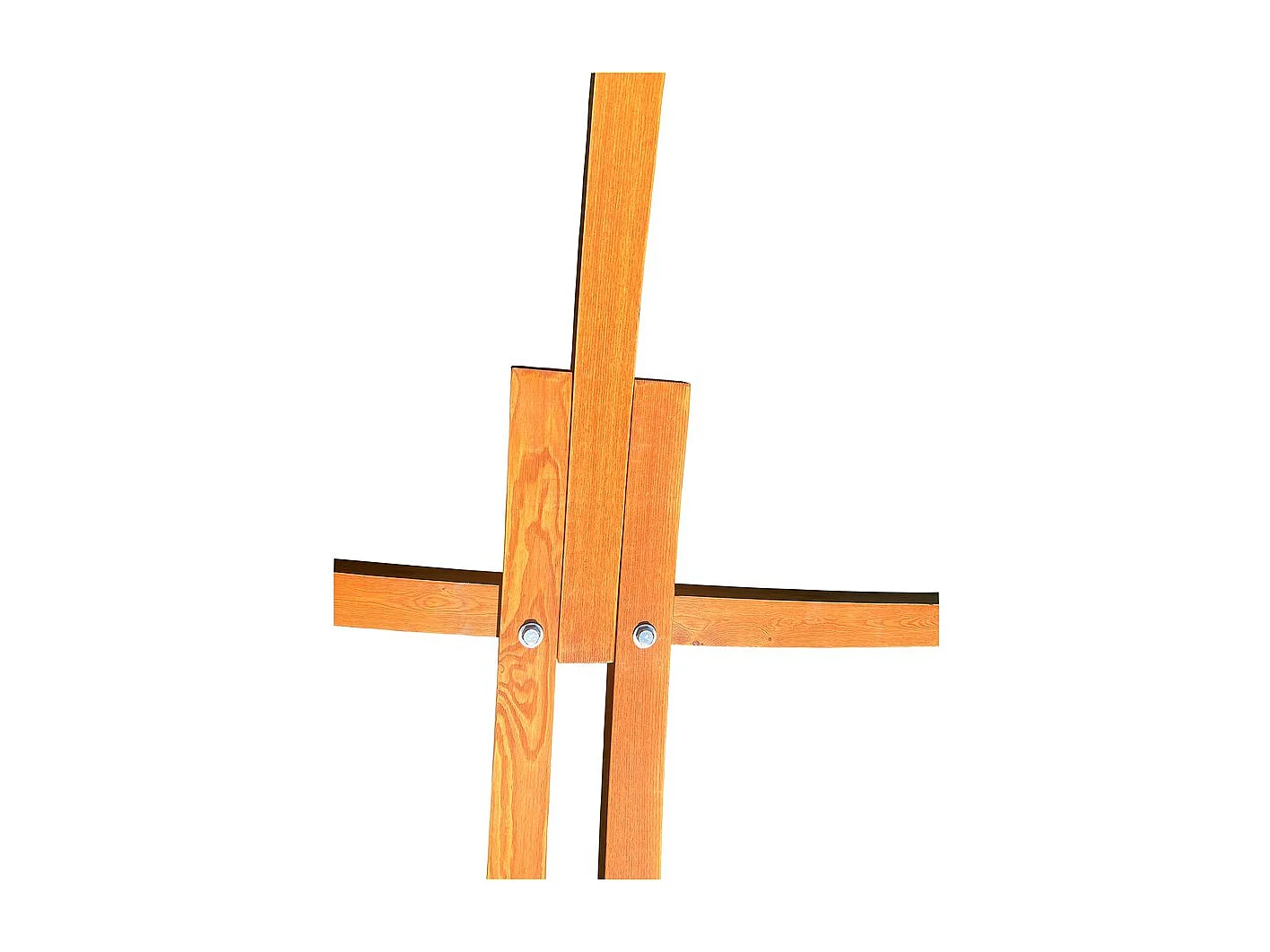 Support hamac hamac en bois "Dallas" - Marron