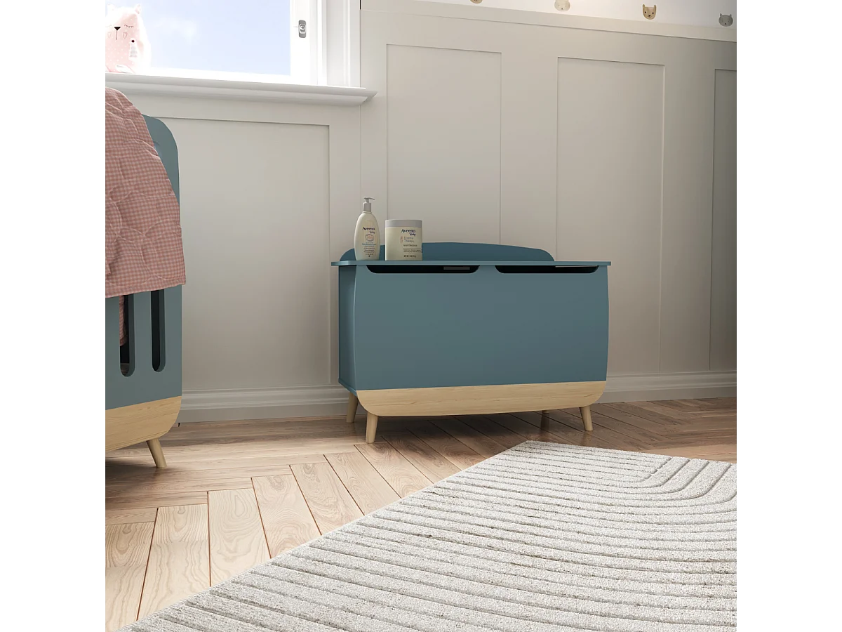 Coffre à jouets avec couvercle L82,4 cm - FIRMIANA