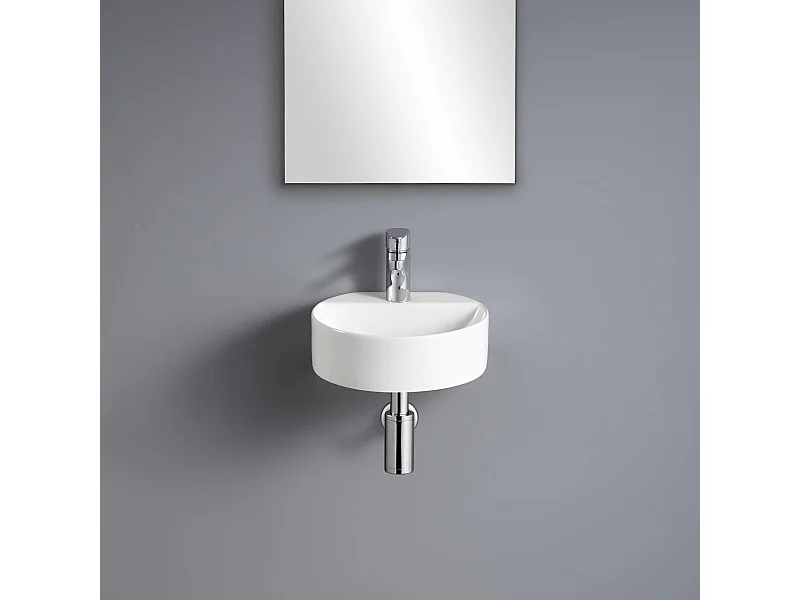 ROLLO rundes Wand-Handwaschbecken