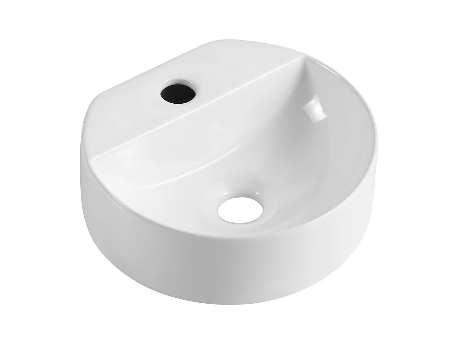 ROLLO rundes Wand-Handwaschbecken