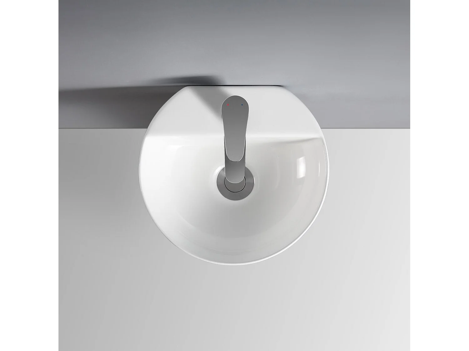 ROLLO ronde wandgemonteerde handwasbak