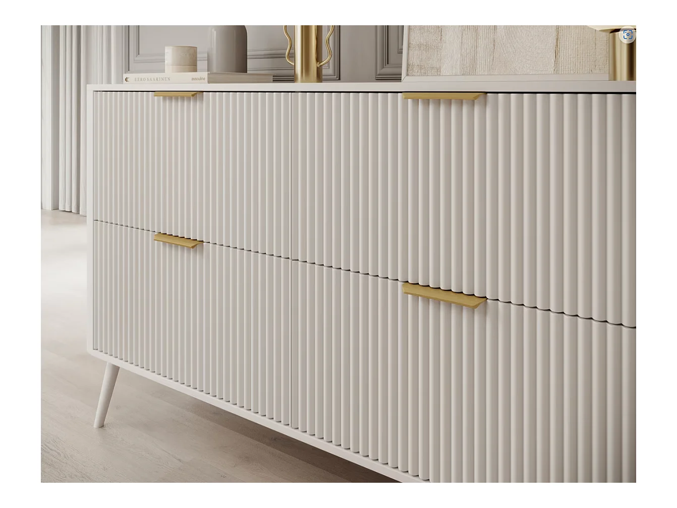 Siedeboard Bondi/MDF/Schubladen/Weiss