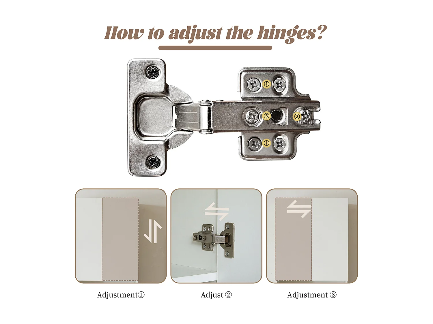 Desserte de cuisine à roulettes avec 2 tiroirs, 2 portes en verre et prise secteur et port USB, plateau extensible woodgrain, corps blanc